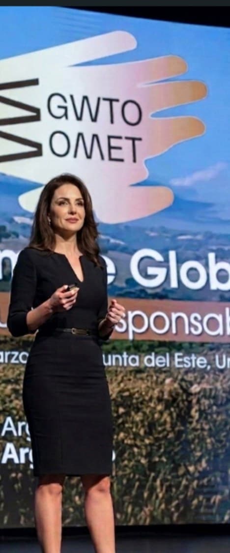 Martina Rovira speaking at the GWTO Global Summit